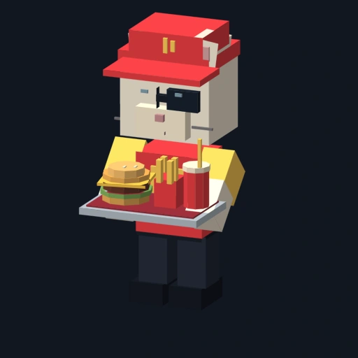 Dash the Food Runner - actual 3D game model